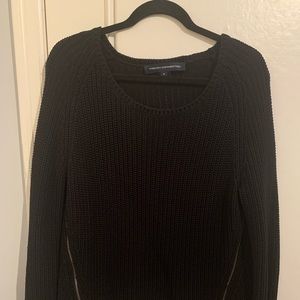 French Connection Knit Zippered Sweater